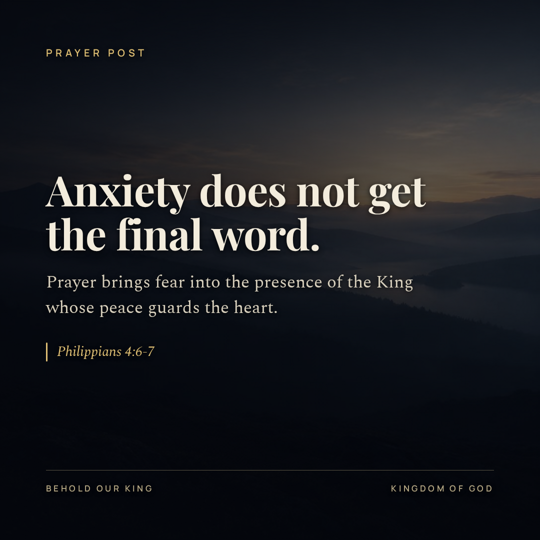 Anxiety does not get the final word.