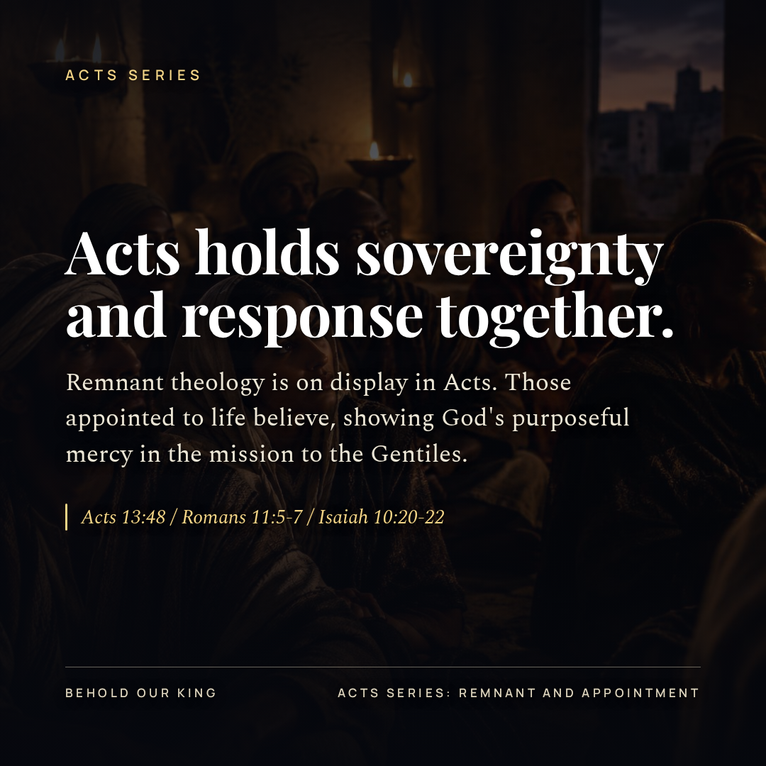 Acts holds sovereignty and response together.