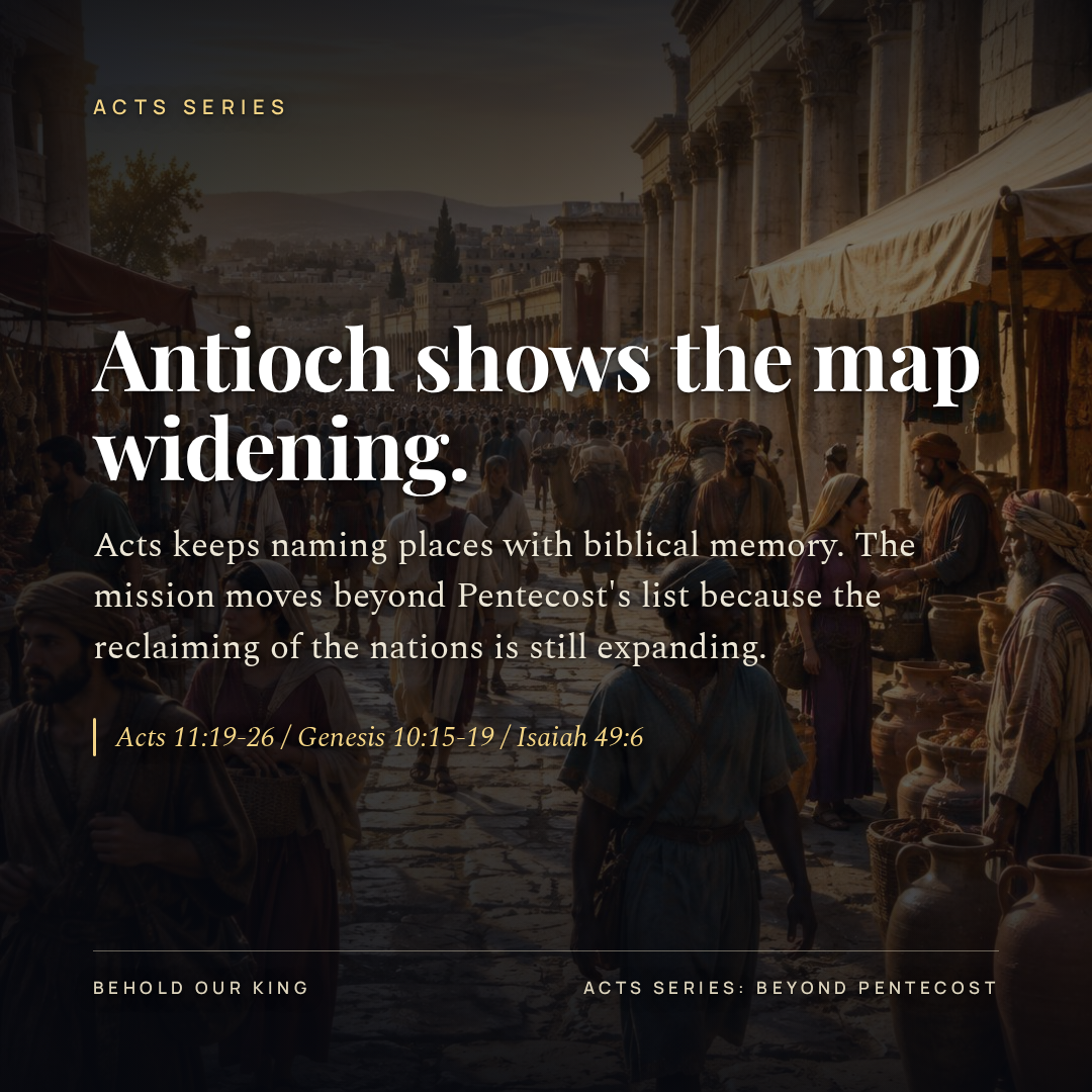 Antioch shows the map widening.